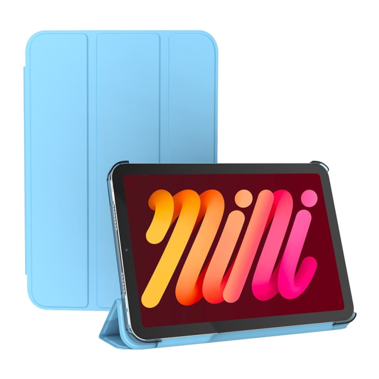 Case – Leather, Foldable (iPad mini 2024) #3 For iPad mini 2024 mini 6 Light Blue