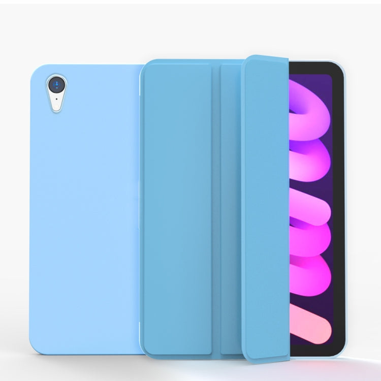 Case – Leather, Foldable (iPad mini 2024) #4 For iPad mini 2024 mini 6 Sky Blue