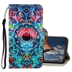 3D Colored Drawing Horizontal Flip PU Leather Case with Holder & Card Slots & Wallet, For iPhone X / XS