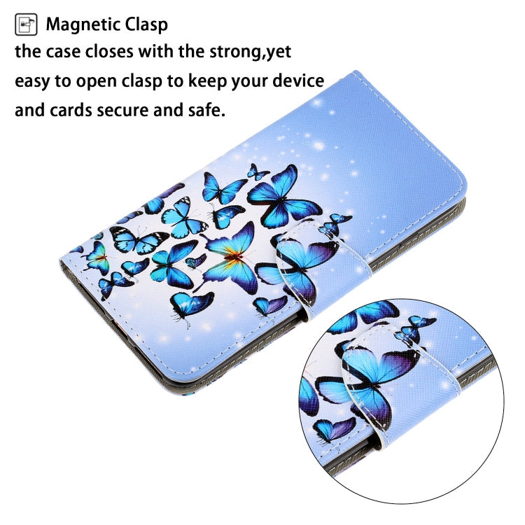 3D Colored Drawing Horizontal Flip PU Leather Case with Holder & Card Slots & Wallet, For iPhone XR