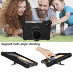 Spider King EVA Tablet Case with Shoulder Strap & Holder & Pen Slot,...