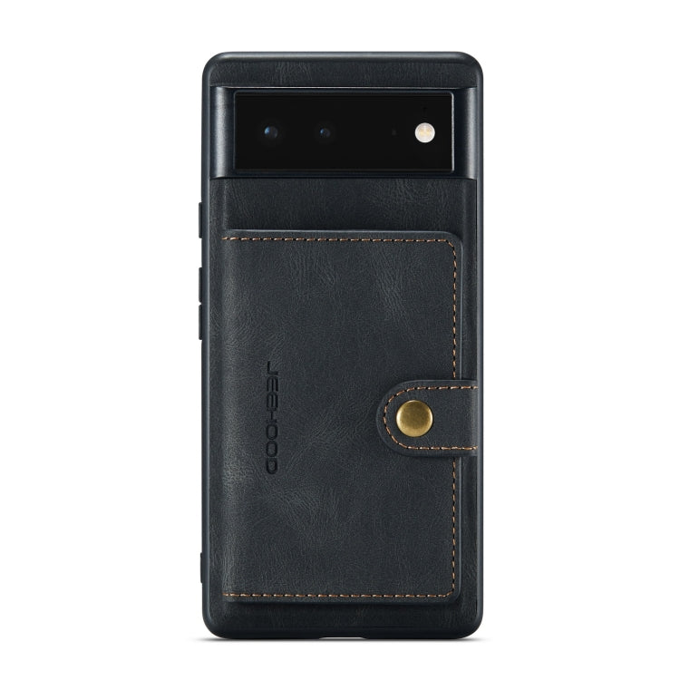 JEEHOOD Retro Magnetic Detachable Phone Protective Case – Magnetic, Card Slot, Flip, For Google Pixel 6, For Google Pixel 6 Pro
