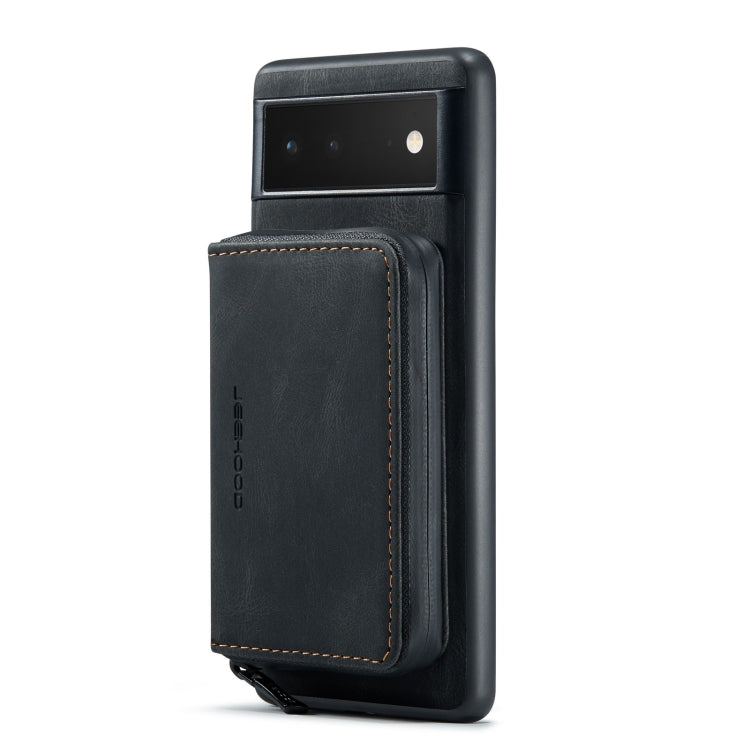 JEEHOOD Magnetic Zipper Horizontal Flip Phone Leather Case – Magnetic, Card Slot, Flip, For Google Pixel 6, For Google Pixel 6 Pro