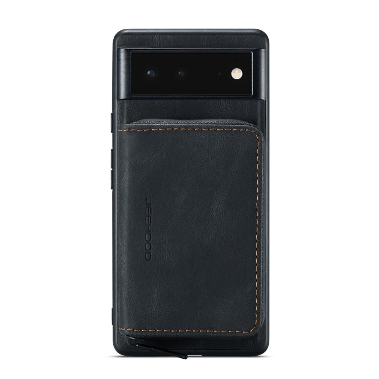 JEEHOOD Magnetic Zipper Horizontal Flip Phone Leather Case – Magnetic, Card Slot, Flip, For Google Pixel 6, For Google Pixel 6 Pro
