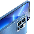 Brushed Texture Shockproof Phone Case, For iPhone 13 Pro Max