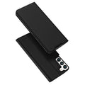 DUX DUCIS Skin Pro Series Horizontal Flip Leather Phone Case with Holder & Card Slots, For Samsung Galaxy S22 5G, For Samsung Galaxy S22 Ultra 5G For Samsung Galaxy S22 5G Black