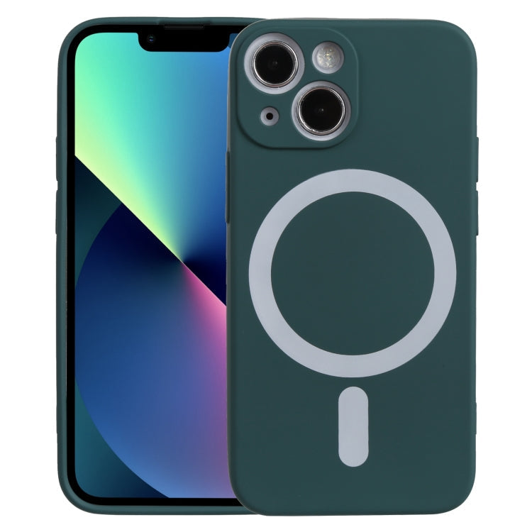 Case – Shockproof, Silicone, Magnetic (iPhone 13 mini) #3 For iPhone 13 mini Deep Green