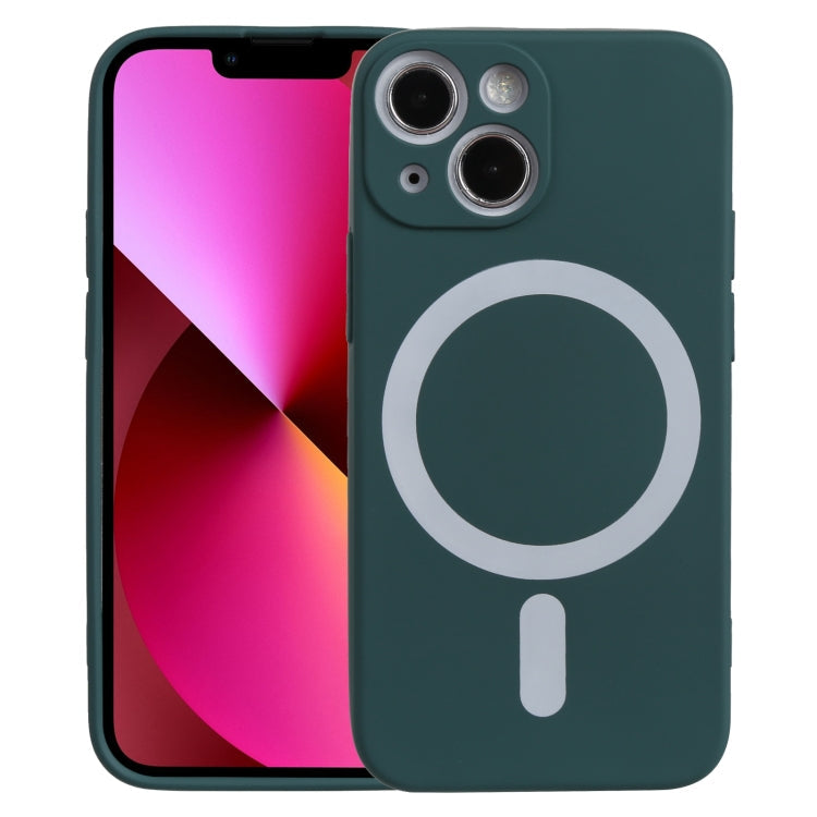 Case – Shockproof, Silicone, Magnetic (iPhone 13 mini) #3 For iPhone 13 Deep Green
