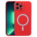 Liquid Silicone Shockproof Magsafe Case, For iPhone 13 Pro For iPhone 13 Pro Red