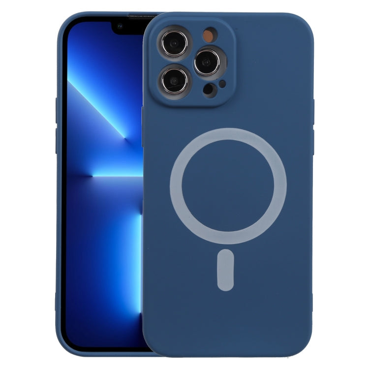 Case – Shockproof, Silicone, Magnetic (iPhone 13 mini) #3 For iPhone 13 Pro Max Navy Blue
