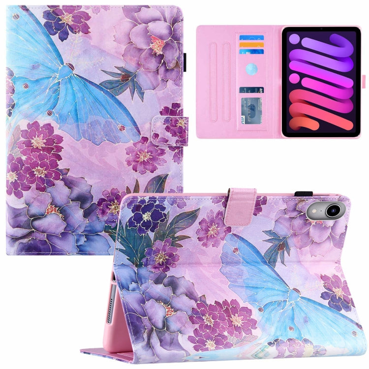 Case – Leather (iPad mini 2024) #11 For iPad mini 2024 mini 6 Peony Butterfly