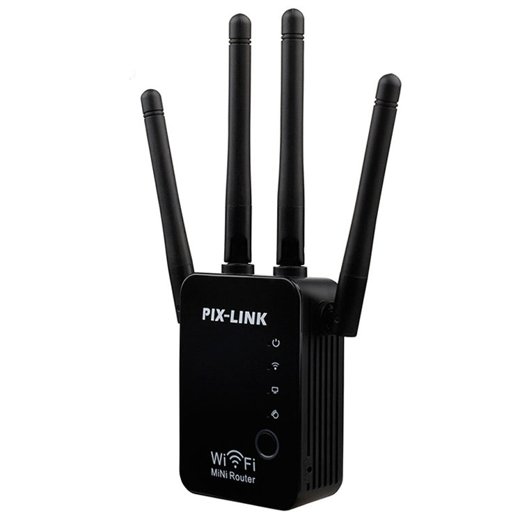 Wireless Smart WiFi Router Repeater with 4 WiFi Antennas, EU Plug Black, EU Plug White, UK Plug Black, UK Plug White, US Plug Black, US Plug White – Durable Build, Easy to Use