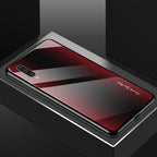 Texture Gradient Glass Protective Case, For Galaxy A20 / A30, For Galaxy A50, For Galaxy A80 / A90, For Galaxy Note 9