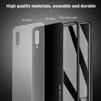 Texture Gradient Glass Protective Case, For Galaxy A20 / A30, For Galaxy A50, For Galaxy A80 / A90, For Galaxy Note 9