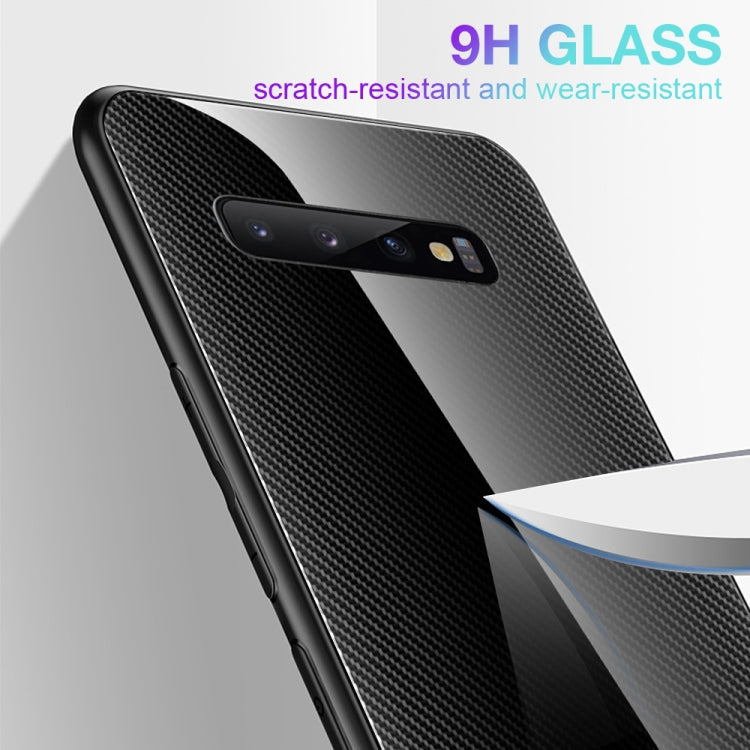 Texture Gradient Glass Protective Case, For Galaxy Note 10 Pro, For...