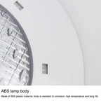 ABS Plastic Swimming Pool Wall Lamp Underwater Light, 6W, 9W, 12W, 18W, 24W, 12x3W, 18x3W