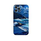 Oil Painting IMD Straight TPU Protective Phone Case, For iPhone 13 Pro... For iPhone 13 Pro Max Waves