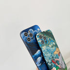 Oil Painting IMD Straight TPU Protective Phone Case, For iPhone 13 Pro...