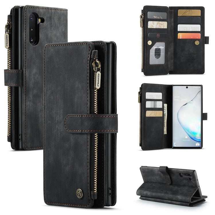 CaseMe-C30 Multifunctional Horizontal Flip PU + TPU Phone Case, For Samsung Galaxy Note10, For Samsung Galaxy Note20 For Samsung Galaxy Note10 Black
