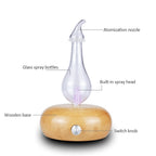 Wood Essential Oil Diffuser Aromatherapy Machine, EU Plug, UK Plug