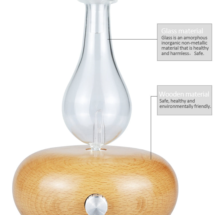 Wood Essential Oil Diffuser Aromatherapy Machine, EU Plug, UK Plug