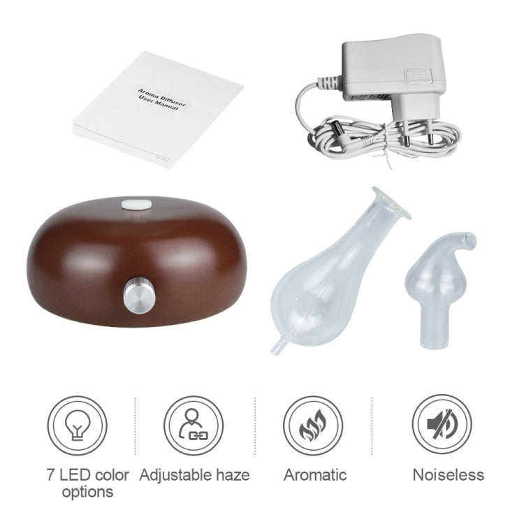 Wood Essential Oil Diffuser Aromatherapy Machine, EU Plug, UK Plug