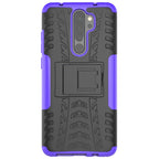 Tire Texture Shockproof TPU+PC Protective Case with Holder – Shockproof, TPU, For Xiaomi Redmi Note 8 Pro, For Xiaomi Redmi Note 8