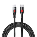 RC-195 Lesu Series PD 65W USB-C / Type-C to USB-C / Type-C Fast Charging Data Cable, Cable Length: 1m – Fast Charging, Data Transmission, Electroplating
