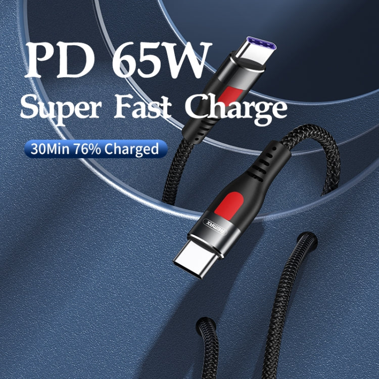 RC-195 Lesu Series PD 65W USB-C / Type-C to USB-C / Type-C Fast Charging Data Cable, Cable Length: 1m – Fast Charging, Data Transmission, Electroplating