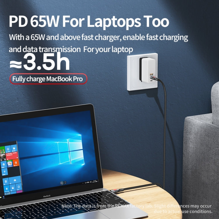 RC-195 Lesu Series PD 65W USB-C / Type-C to USB-C / Type-C Fast Charging Data Cable, Cable Length: 1m – Fast Charging, Data Transmission, Electroplating