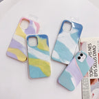 Colorful Liquid Silicone Phone Case, For iPhone 13 Pro Max