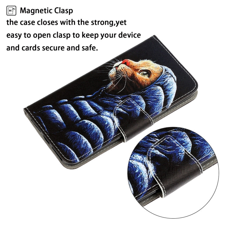 3D Colored Drawing Horizontal Flip Leather Phone Case – Card Slot, Flip, Leather, For iPhone 13 mini