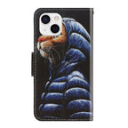 3D Colored Drawing Horizontal Flip Leather Phone Case – Card Slot, Flip, Leather, For iPhone 13