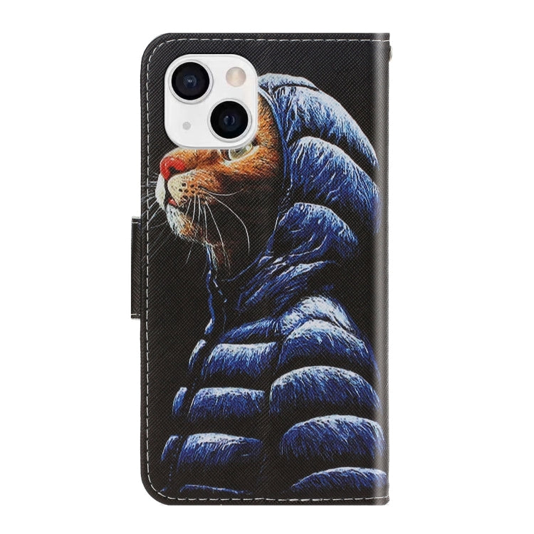 3D Colored Drawing Horizontal Flip Leather Phone Case – Card Slot, Flip, Leather, For iPhone 13