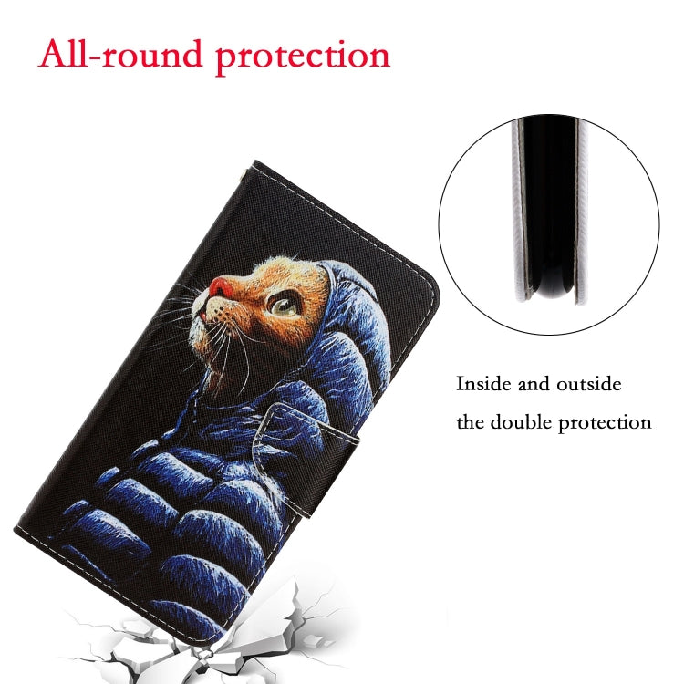 3D Colored Drawing Horizontal Flip Leather Phone Case, For iPhone 13 Pro Max