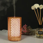200ml Hollow-out Forest Pattern Wooden Essential Oil Aromatherapy Machine Ultrasonic Humidifier, USB, AU Plug, UK Plug, US Plug – Durable Build, Easy to Use