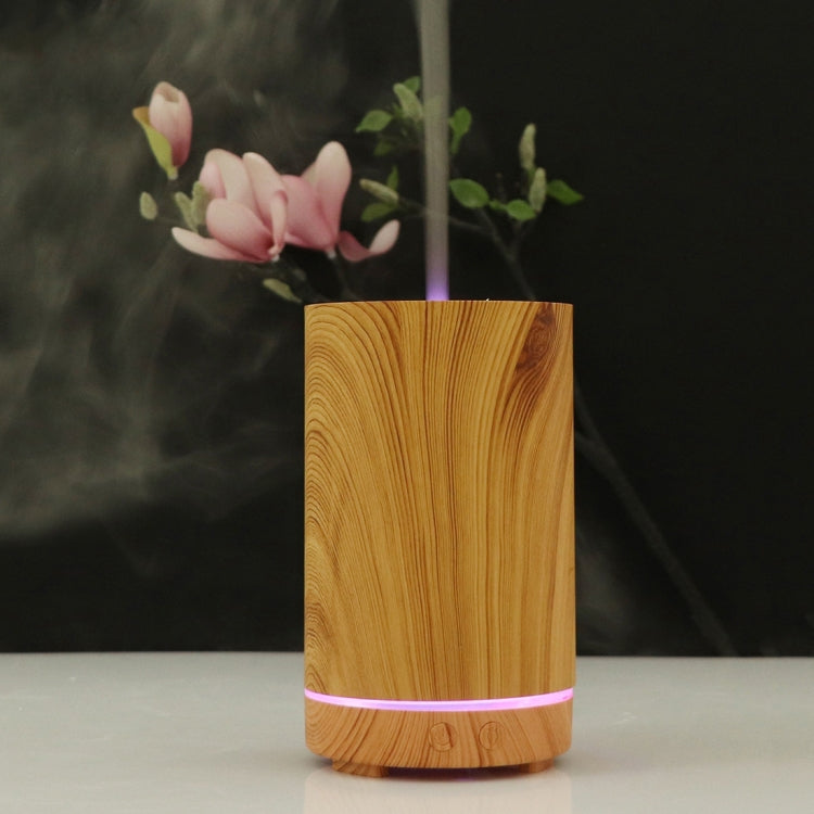 200ml Hollow-out Forest Pattern Wooden Essential Oil Aromatherapy Machine Ultrasonic Humidifier, USB, AU Plug, UK Plug, US Plug – Durable Build, Easy to Use USB Light Brown-4