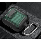 Bumblebee Carbon Fiber Earphone Protective Case with Switch For AirPods...