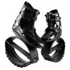 Jumping Shoes Bounce Shoes Indoor Sports Rebound Shoes, 33/35 (All Black Grey Label), 36/38 (All Black Grey Label), 39/41 (All Black Grey Label), 42/44 (All Black Grey Label) 33 35 (All Black Grey Label)