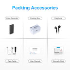 Q1 Intelligent HD Noise Reduction Voice Control Recorder, 8GB, 16GB, 32GB