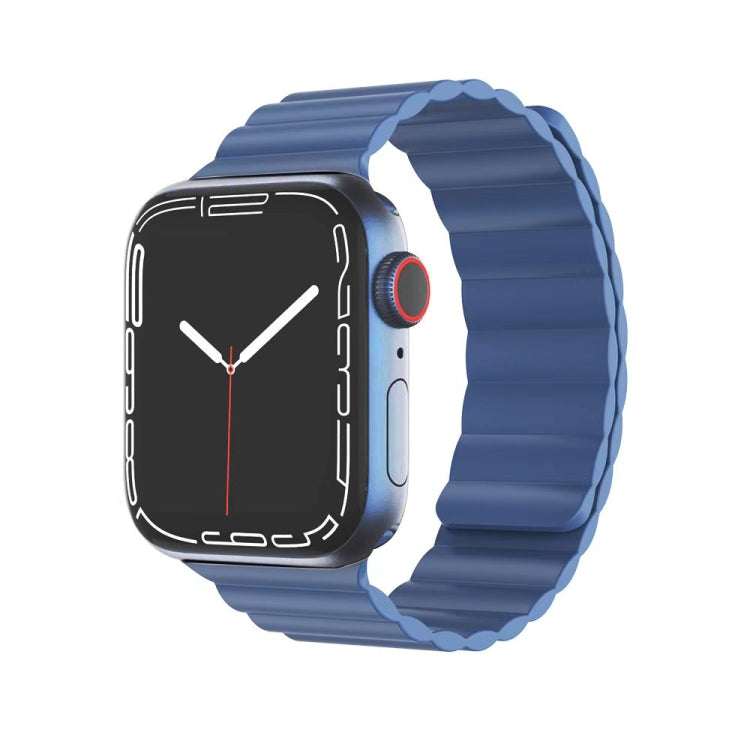 Watch Band – Silicone, Magnetic (41mm) 7 45mm 6&SE&5&4 44mm 3&2&1 42mm Blue