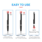 Q90 Intelligent HD Digital Noise Reduction Recording Pen, 4GB, 8GB, 16GB, 32GB