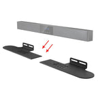 Split Sound Bar Wall-mount Bracket, For Ohayo H6 / H8, For Amoi U2 / U5 / U6 / U7, For Garinemax Speaker, For Sansui 91W, For DENON DHT-S316, For BOSE TV Speaker, For Edifier B3 / B7 / B8 For Ohayo H6 H8