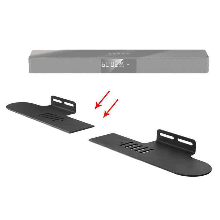 Split Sound Bar Wall-mount Bracket – Durable Build, Easy to Use, For Ohayo H6 / H8, For Amoi U2 / U5 / U6 / U7, For Garinemax Speaker, For Sansui 91W, For DENON DHT-S316, For BOSE TV Speaker, For Edifier B3 / B7 / B8 For Amoi U2 U5 U6 U7