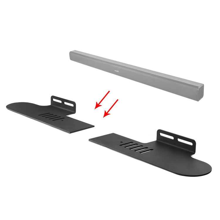 Split Sound Bar Wall-mount Bracket – Durable Build, Easy to Use, For Ohayo H6 / H8, For Amoi U2 / U5 / U6 / U7, For Garinemax Speaker, For Sansui 91W, For DENON DHT-S316, For BOSE TV Speaker, For Edifier B3 / B7 / B8 For Garinemax Speaker