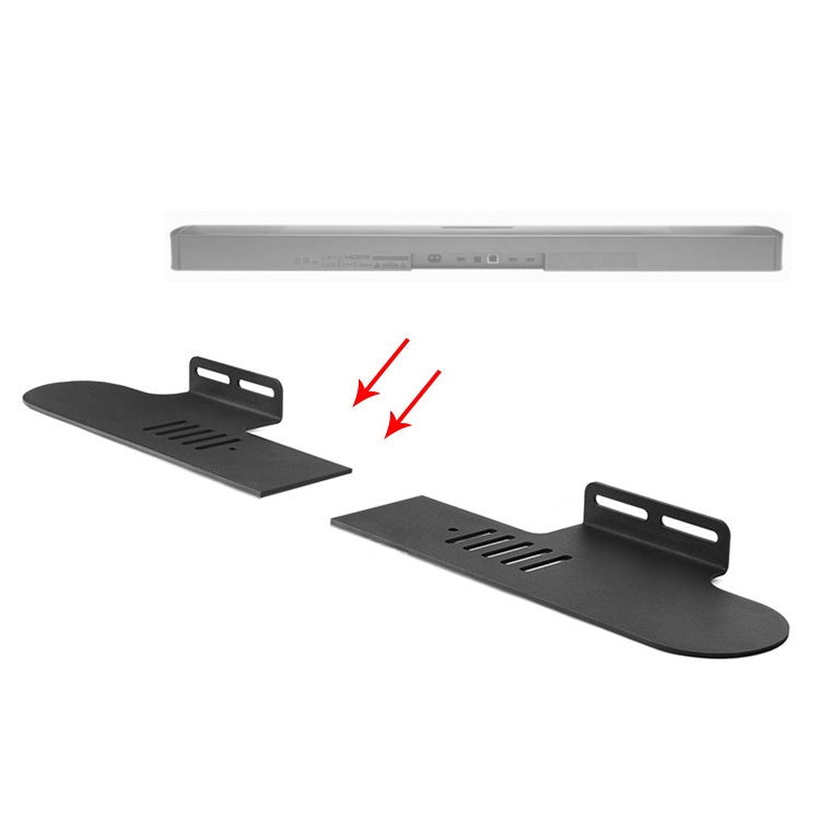 Split Sound Bar Wall-mount Bracket – Durable Build, Easy to Use, For Ohayo H6 / H8, For Amoi U2 / U5 / U6 / U7, For Garinemax Speaker, For Sansui 91W, For DENON DHT-S316, For BOSE TV Speaker, For Edifier B3 / B7 / B8 For DENON DHT-S316