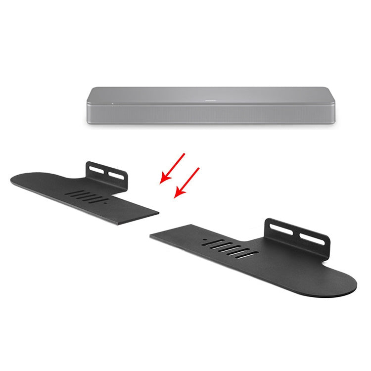 Split Sound Bar Wall-mount Bracket – Durable Build, Easy to Use, For Ohayo H6 / H8, For Amoi U2 / U5 / U6 / U7, For Garinemax Speaker, For Sansui 91W, For DENON DHT-S316, For BOSE TV Speaker, For Edifier B3 / B7 / B8 For BOSE TV Speaker