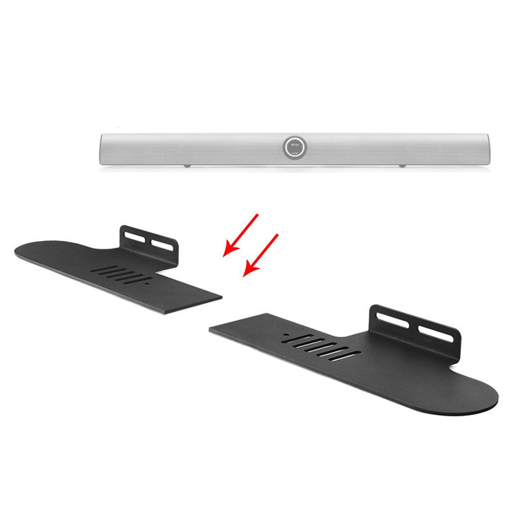 Split Sound Bar Wall-mount Bracket – Durable Build, Easy to Use, For Ohayo H6 / H8, For Amoi U2 / U5 / U6 / U7, For Garinemax Speaker, For Sansui 91W, For DENON DHT-S316, For BOSE TV Speaker, For Edifier B3 / B7 / B8 For Edifier B3 B7 B8
