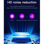 Q39 AI Intelligent High-definition Noise Reduction Voice Control Recorder, 4GB, 8GB, 16GB, 32GB – Aluminum Alloy