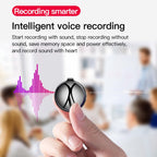 Q39 AI Intelligent High-definition Noise Reduction Voice Control Recorder, 4GB, 8GB, 16GB, 32GB – Aluminum Alloy